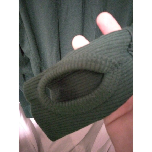 Cabelas Outdoor Gear Underwear Men’s Size XL 1/4 Zipper LS Hunter Green Top - Picture 2 of 6